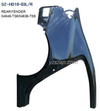Steel Body Autoparts Honda 2012-2016 CIVIC Rear Fender