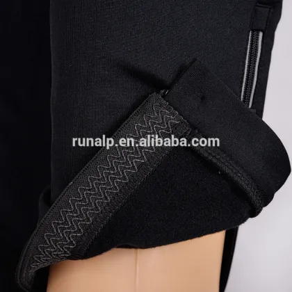 elastic cycling pants with red pad