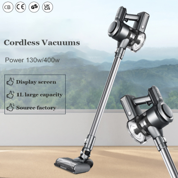 Cordless Vacuum Cleaner: 400W 25000pa Factory Rechargeable Stick Handheld