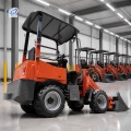 Açık Kanopili 400kg Elektrikli Mini Lastikli Yükleyici