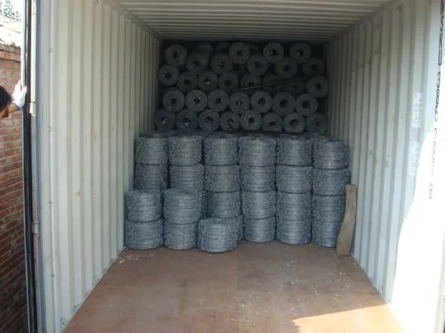 GI barbed wire length per roll for fence