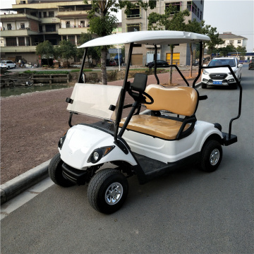 2-sitsig elektrisk golfbuggy för golfbana