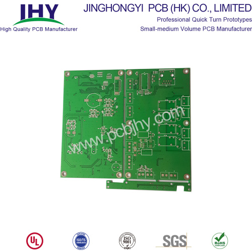 Double sided PCB ENIG Green
