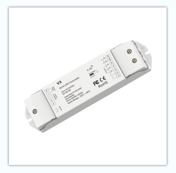 Skydance V5 12-36VDC RF Wireless LED-Controller-Empfänger RGB+CCT 5-Kanal Dimmer