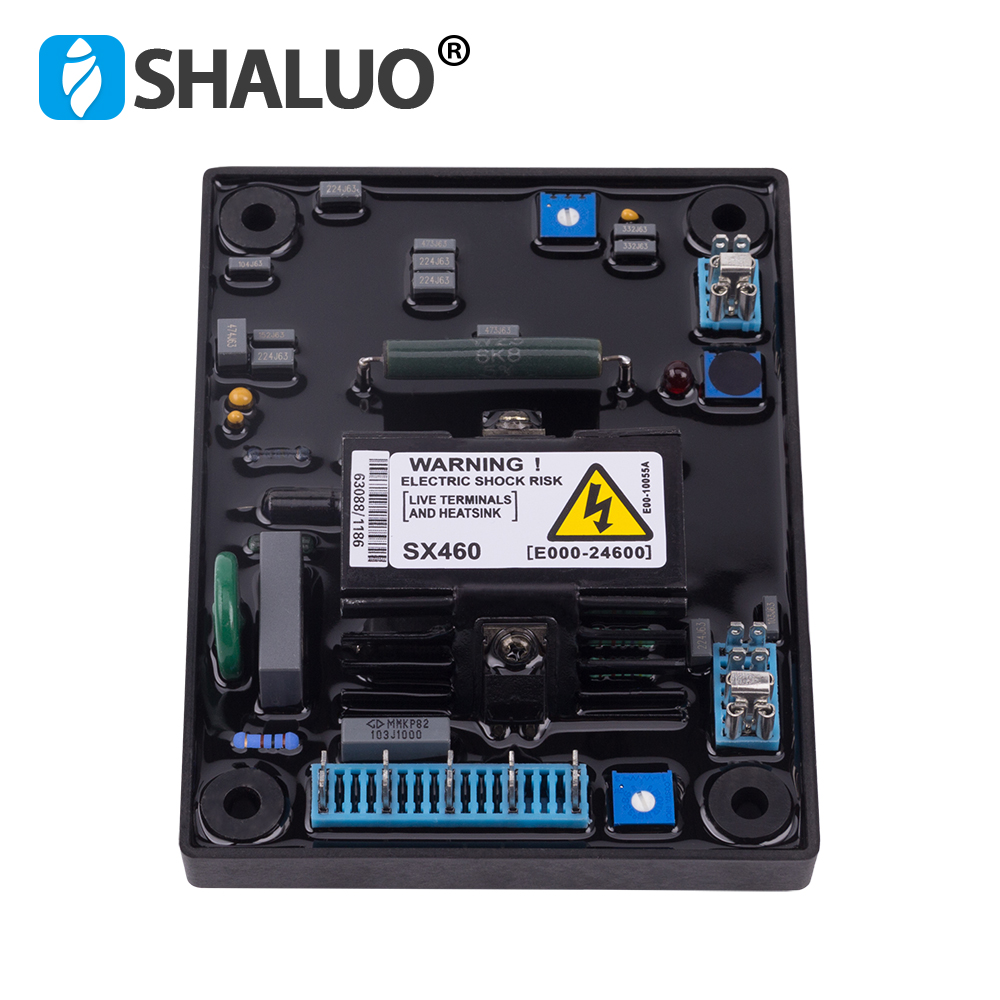high quality SX460 AVR Brushless Alternator Voltage Stabilizer 110V 220V AVR Development Board Adjuster for Generator Regulator