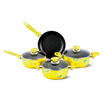 7pcs Aluminum Non-stick Cookware Set