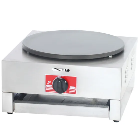 Wholesale Single Plate Crepe Machine: Gas-Powered Pancake and Crepe Maker for Restaurants
