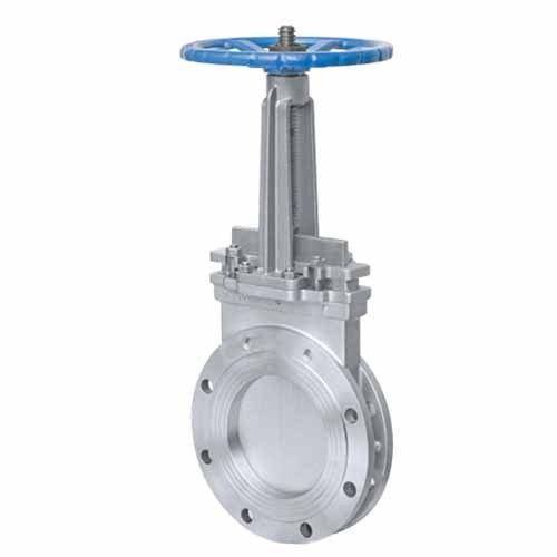 Manual knife gate valve