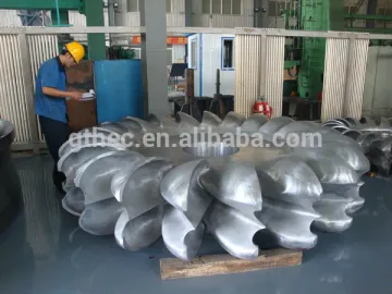 Pelton Water Turbine generator runner