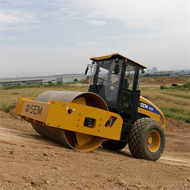 10ton roller compactor sem512 roller jalan drum tunggal