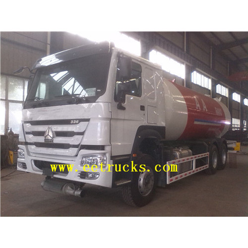 24cbm 6x4 LPG Gas Filling Tank Trucks