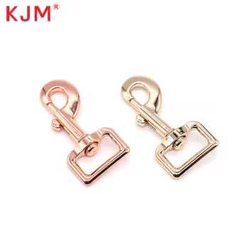 High Quality Heavy Duty Gold Pet Collar Leash with Zinc Alloy Metal Swivel Snap Buckle Clasp
