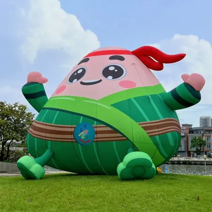 Factory Direct Sales: Chinese Traditional Festival Inflatable Cartoon Zongzi Rice Dumpling