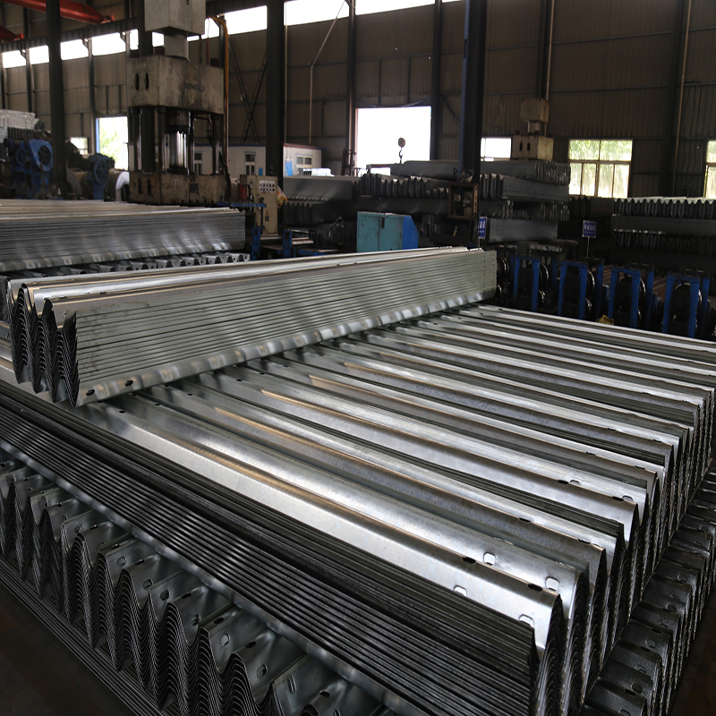 highway galvanized flex W beam guardrail