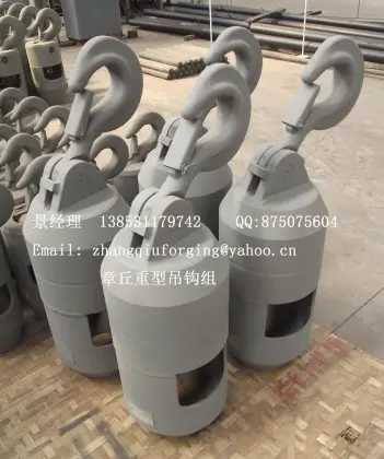 Auxiliary hook group for truck crane