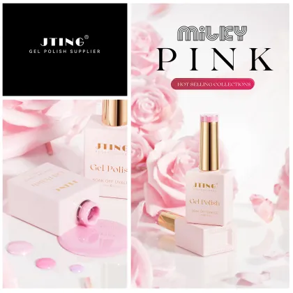 JTING Hot Popular 36colors Milky Pink Gel Polish Collection