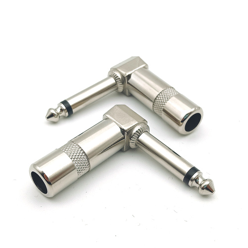 6.35mm Mono Phone Plug Guitar Audio Cable Connector