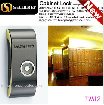 Zinc Alloy Electronic TM Card Locker Lock for Gym house, sauna room