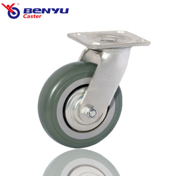 Heavy Duty High Elastic TPR Swivel Caster Wheel