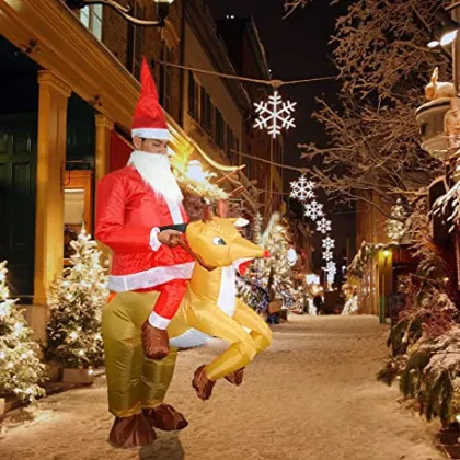 Creative Christmas Party: Quality Stage Props, Costumes, and Inflatable Outfits for Adults