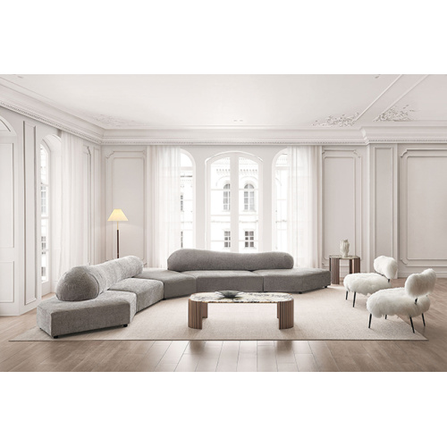 Comfortable Gray Sectional Corner Sofa