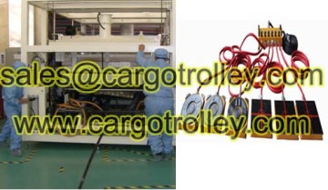 Air casters details and air movers parameters