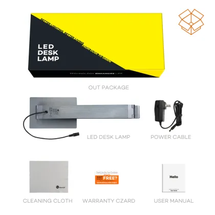 TaoTronics Metal LED Desk Lamp, 100% Premium Metal Body, Touch-Sensitive Control, 4 Light Modes Glare-Free, Adjustable Arm