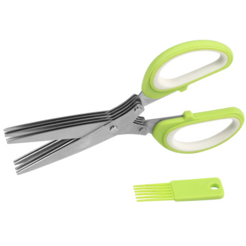 kitchen cutting shears with cleaning brush