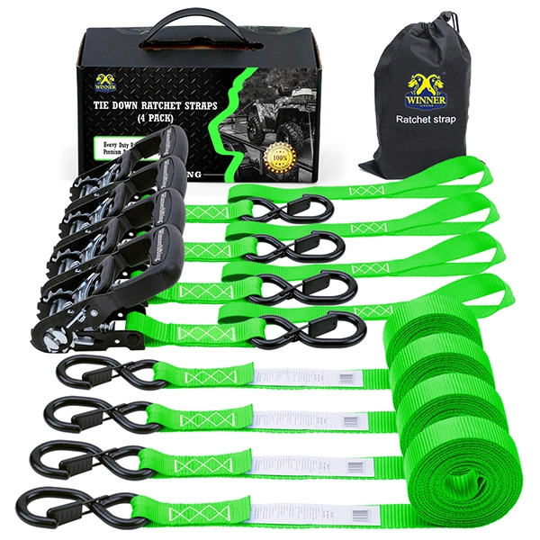 Heavy Duty Ratchet Straps With Hooks Good Value for Money