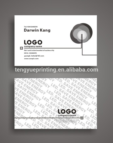 paper business card kraft paper business card led business card