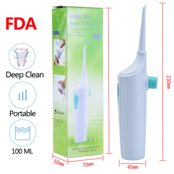 Portable Oral Irrigator Water Dental Flosser Water Jet Toothpick Nasal Irrigation Waterpulse Handle Teeth Cleaner Toothbrush New
