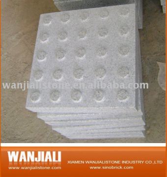 Grey granite tactile tile