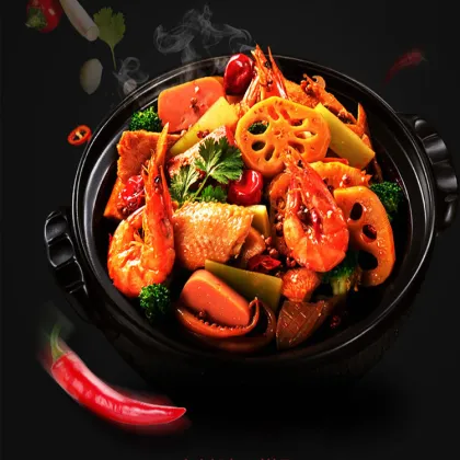 Traditional Chinese spicy and spicy cooking seasoning