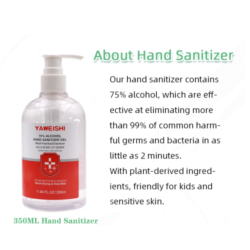 Grundläggande rengöringsdesinficering Handdesinfektionsmedel 350 ml