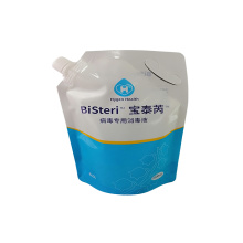 Portable stand-up bag for disinfectant ethanol packaging