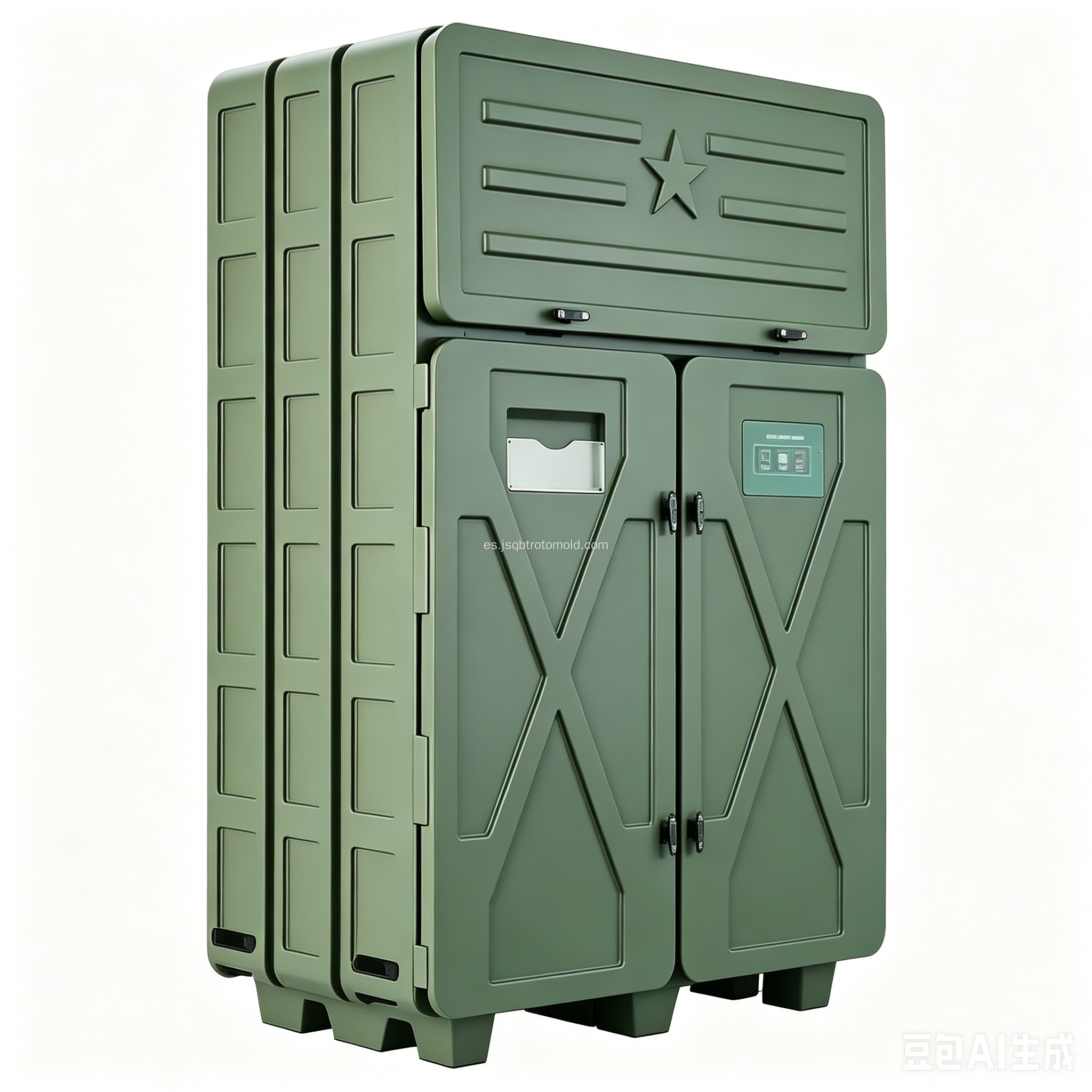 Estuche rotomoldeado de grado militar