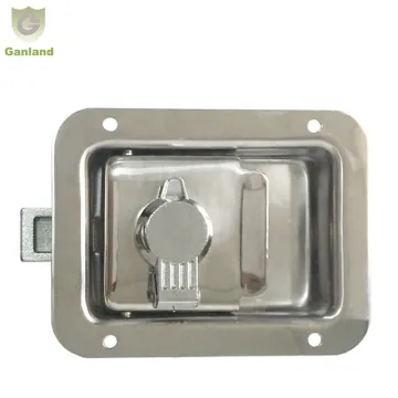 GL-12125 Polished 304 Stainless Steel Trailer Paddle Handle Latch Lock