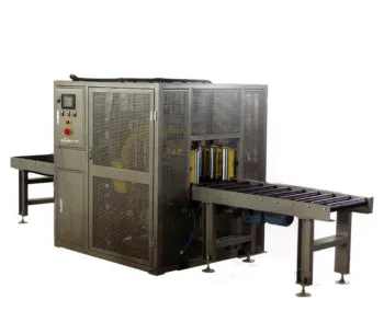 Hs Series Automatic Coil Wrapping Machine , Horizontal Wrapping Machine