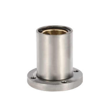 Round Flange Linear Motion Bearing Graphite Copper Bushing LMF35 40UU