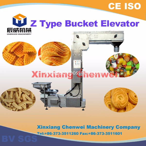 Z Type Bucket Elevator With Hopper For Feeding, High Quality Z Type ...