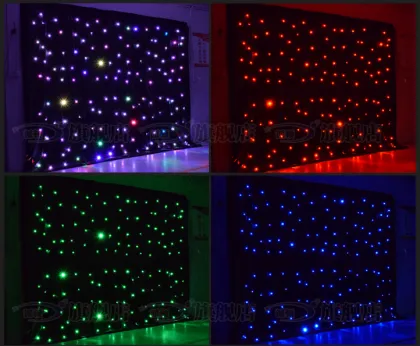 Starlight Curtain Background: Stage Disco DJ Wedding LED Tube Light with DMX Control