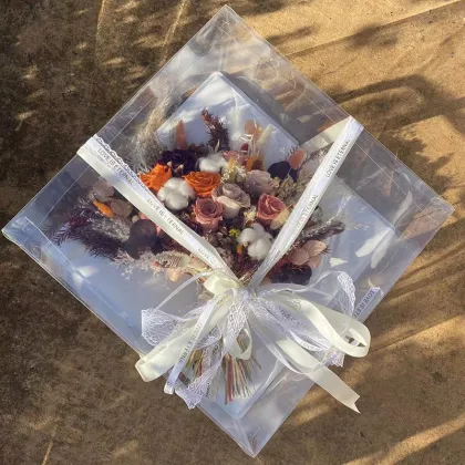2025 New Natural Eternal Flores Bouquet: Wholesale Home Decoration Forever Preserved Flower Bouquets