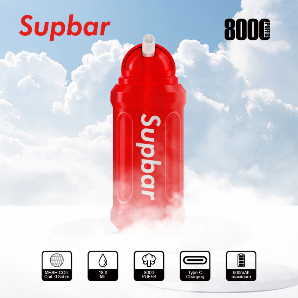 Supbar Mini Pot 8000 Puffs Vapes Khả năng dùng một lần