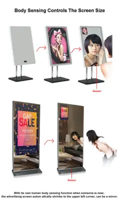 Smart Workout Mirror: Fitness, Display, and Advertising Kiosk