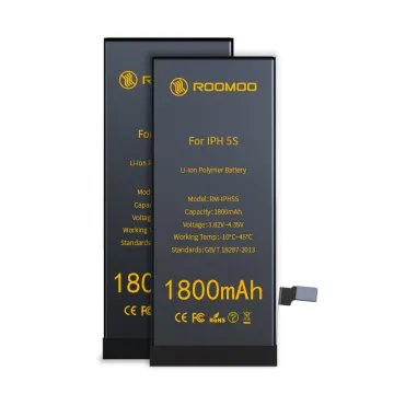 2021 original li-ion lithium battery 1800mAh manufacture portable dual compatible battery for iphone 5S