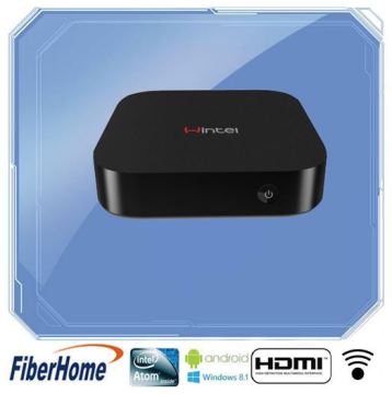 Mini PC Win 8.1 Android 4.4 Dual Boot Intel Z3736F Set Top Box