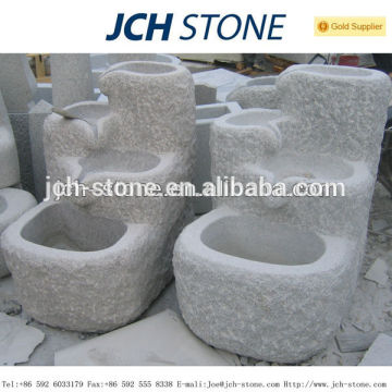 Natural stone water fountain outdoor granite