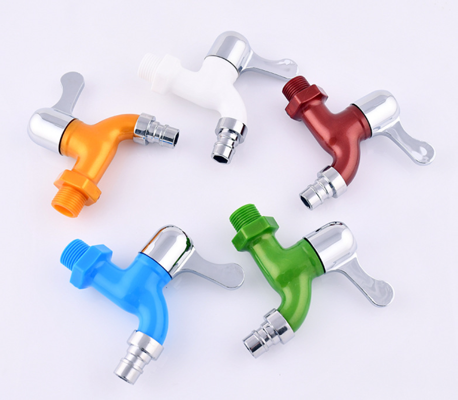 고품질 플라스틱 수도꼭지 1/2 &#39;&#39;3/4 &#39;&#39;1 &#39;&#39;수도꼭지 다른 색깔 수출상 수도 꼭지