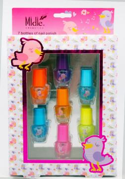 7 bottles of children nail polish