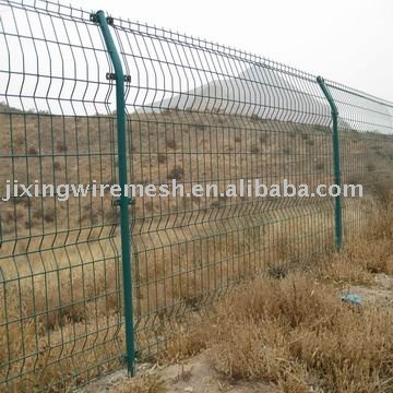 pvc coated wire mesh fence